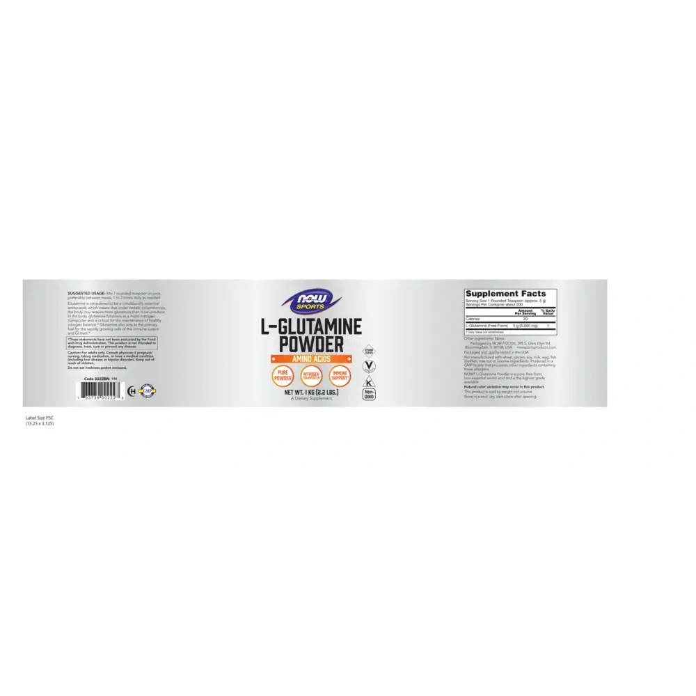 Product image for L-Glutamine Powder.