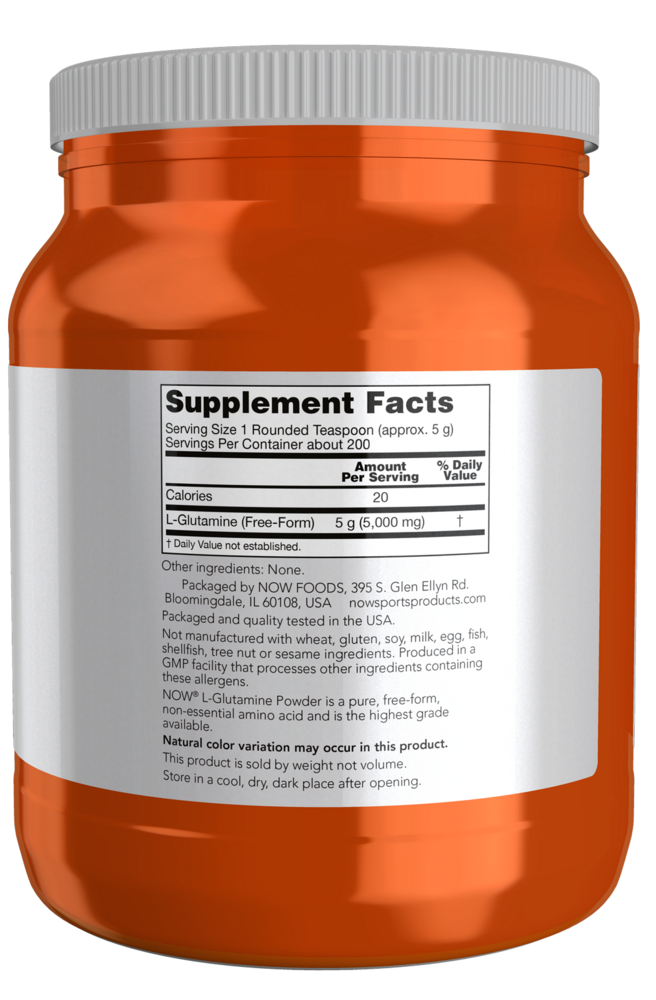 Product image for L-Glutamine Powder.
