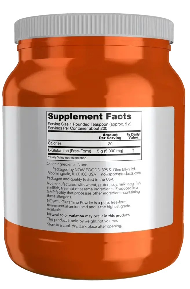 Product image for L-Glutamine Powder.