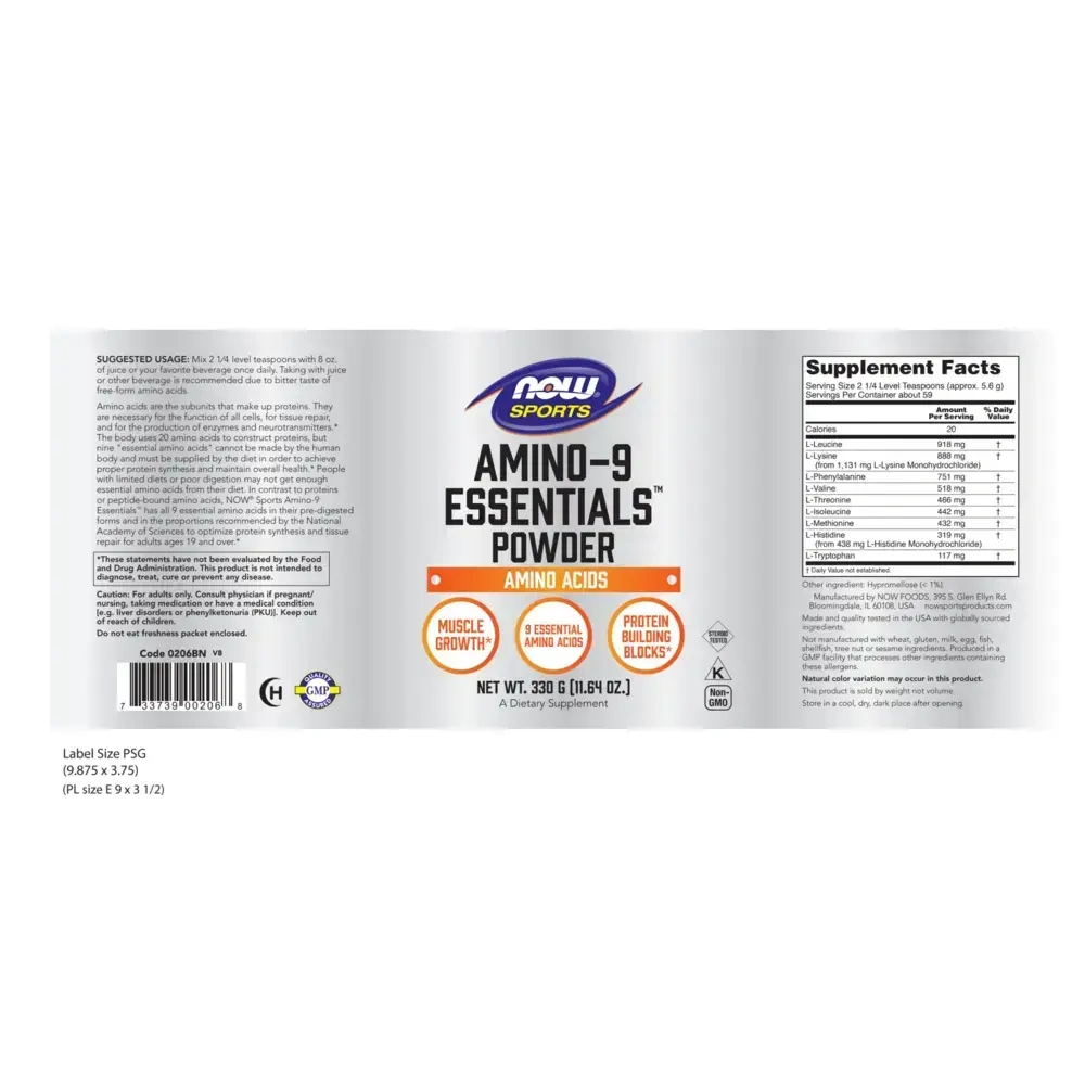 Product image for Amino-9 Essentials™ Powder.
