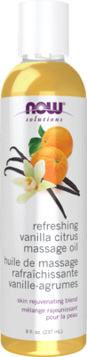Vanilla Citrus Massage Oil 8 Ounces
