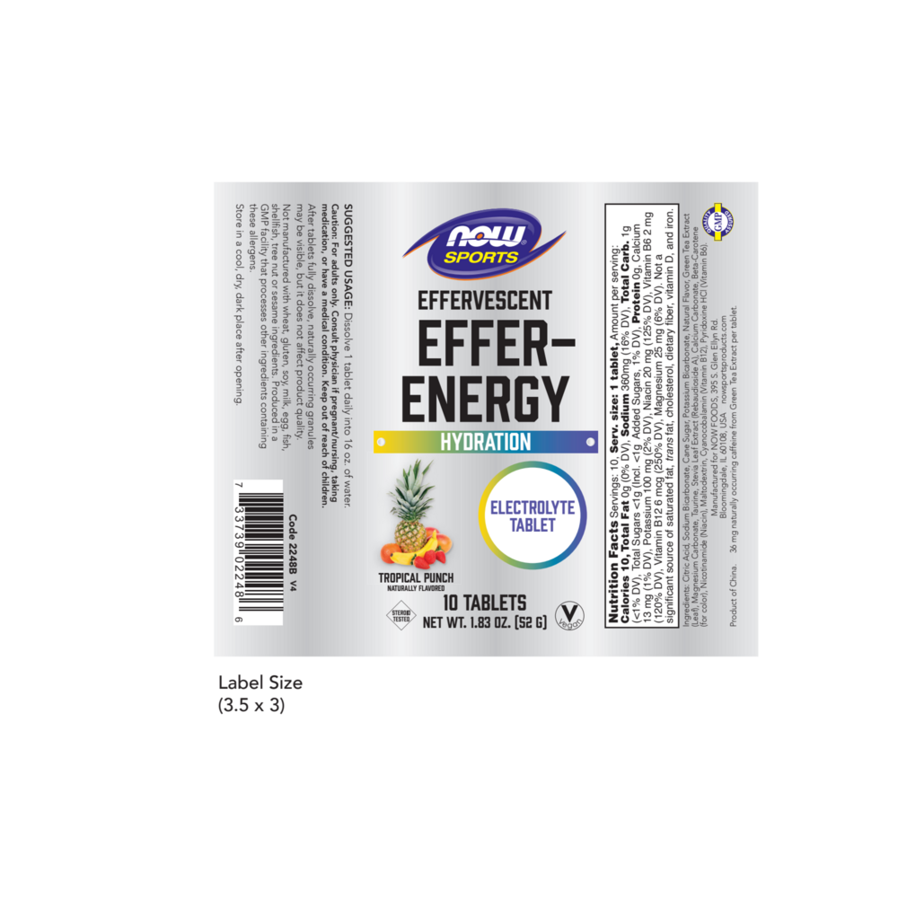 Product image for Effer-Energy Effervescent Tropical Punch.
