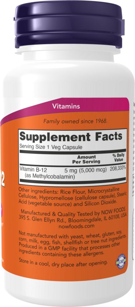 Product image for Methyl B-12 5000mcg.