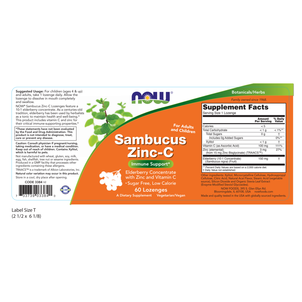 Product image for Sambucus Zinc-C.
