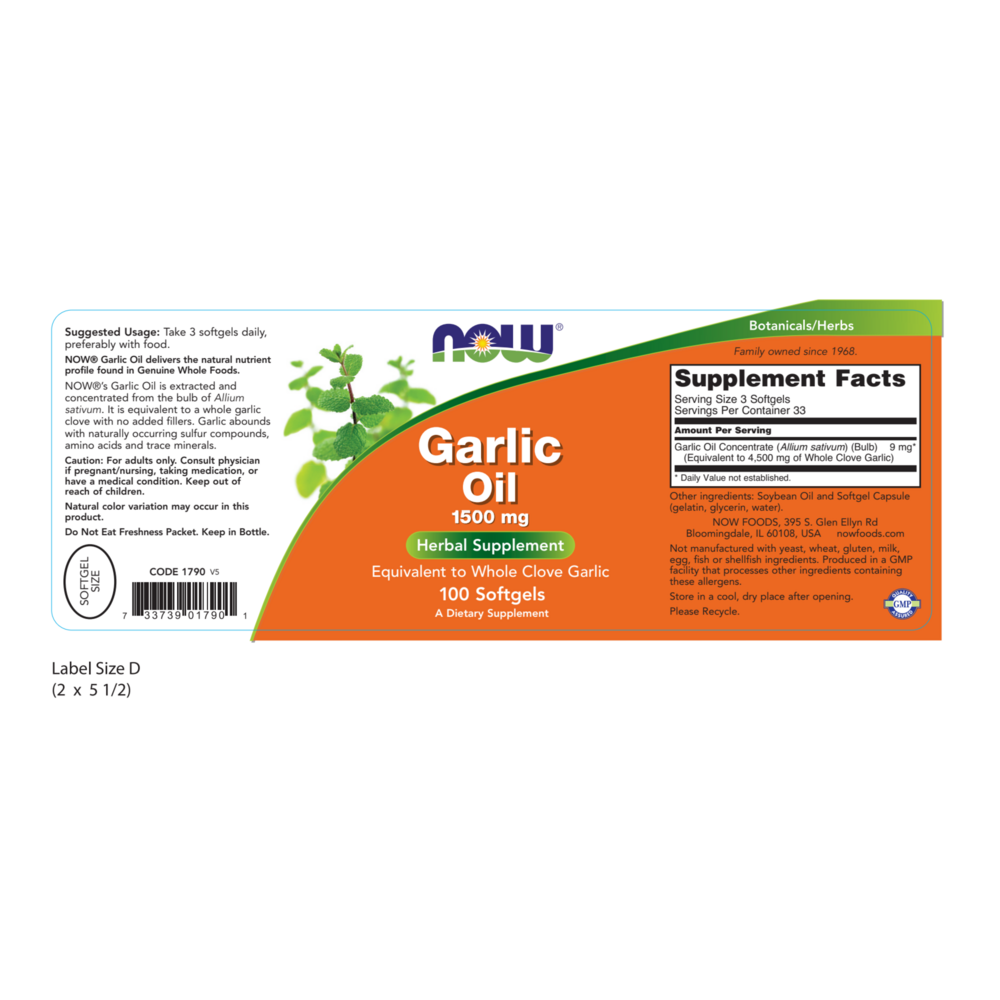 Product image for Garlic Oil.
