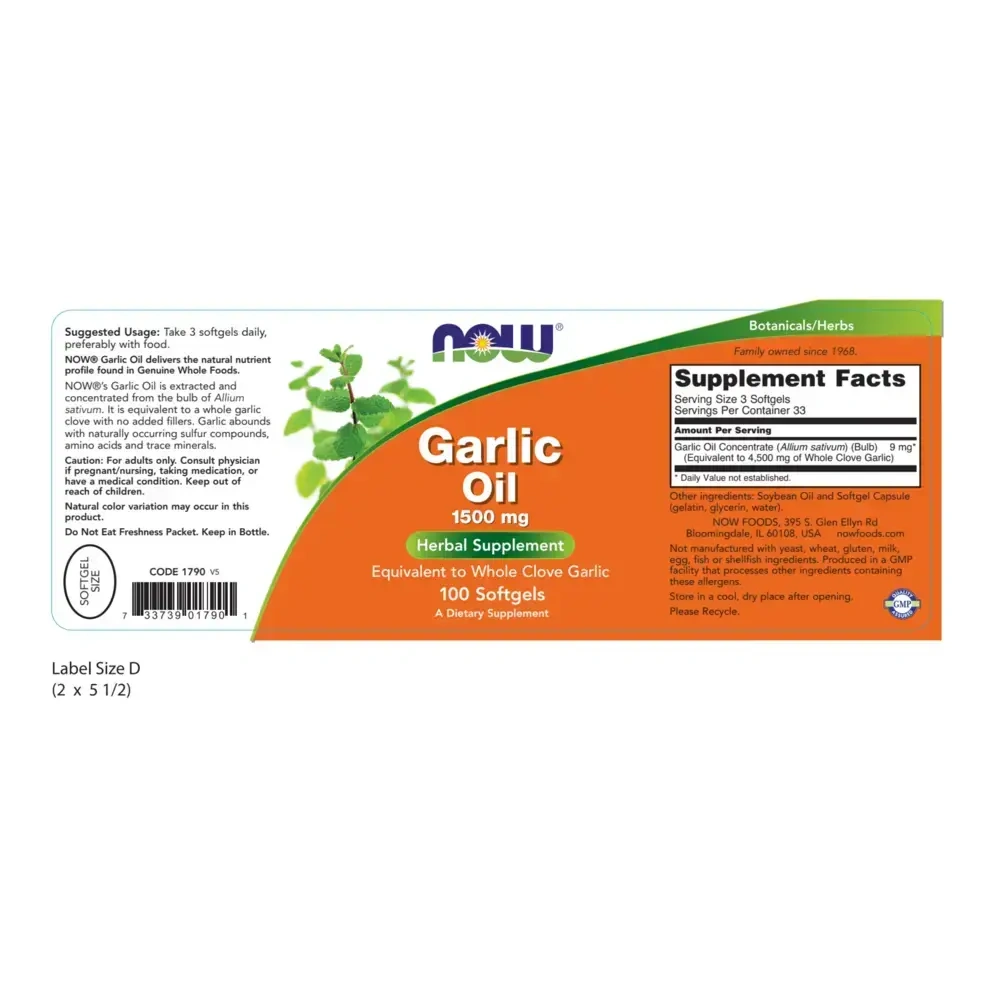 Product image for Garlic Oil.