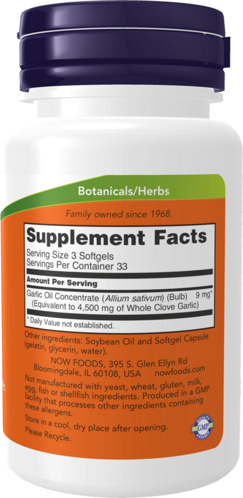 Product image for Garlic Oil.