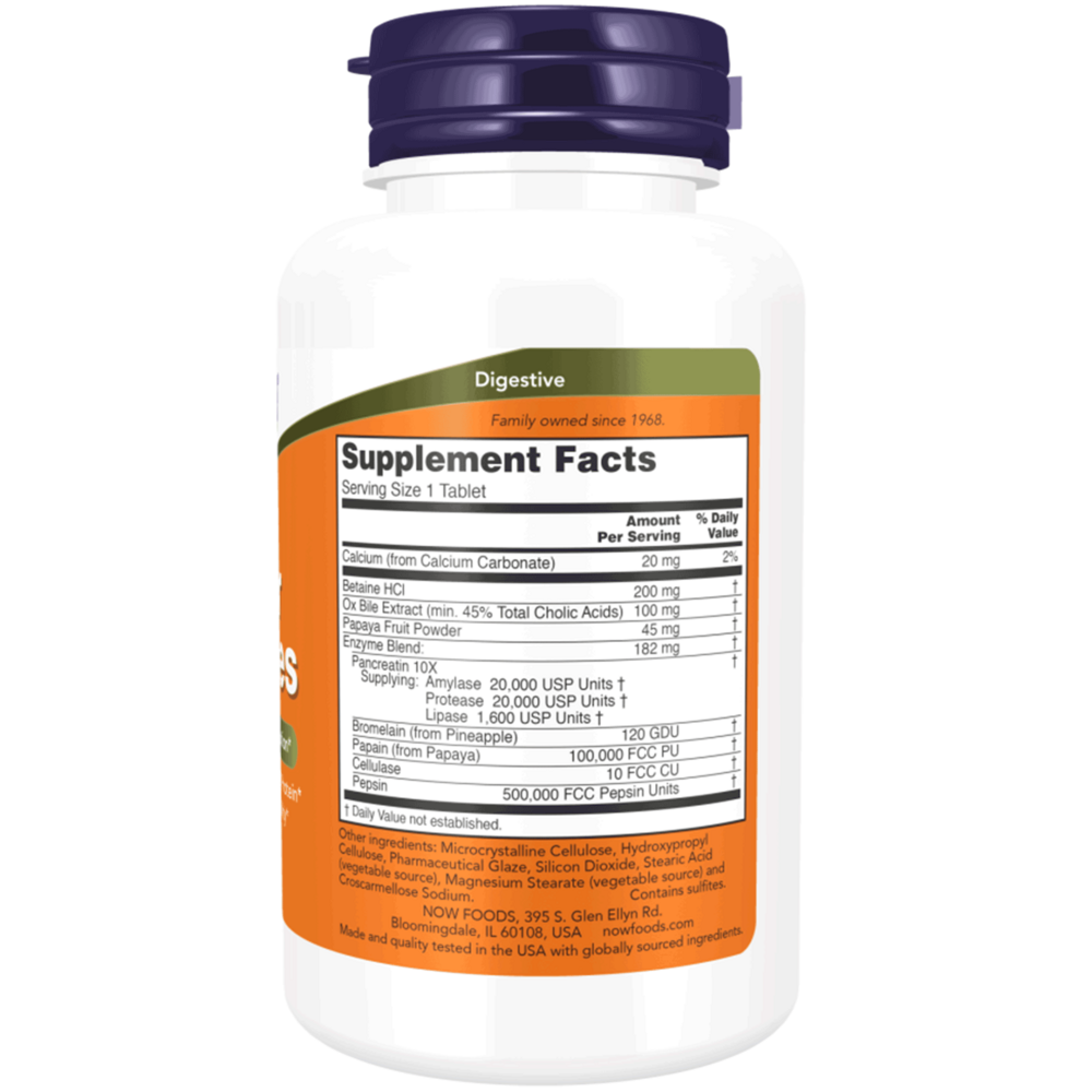 Product image for Super Enzymes Tablets.