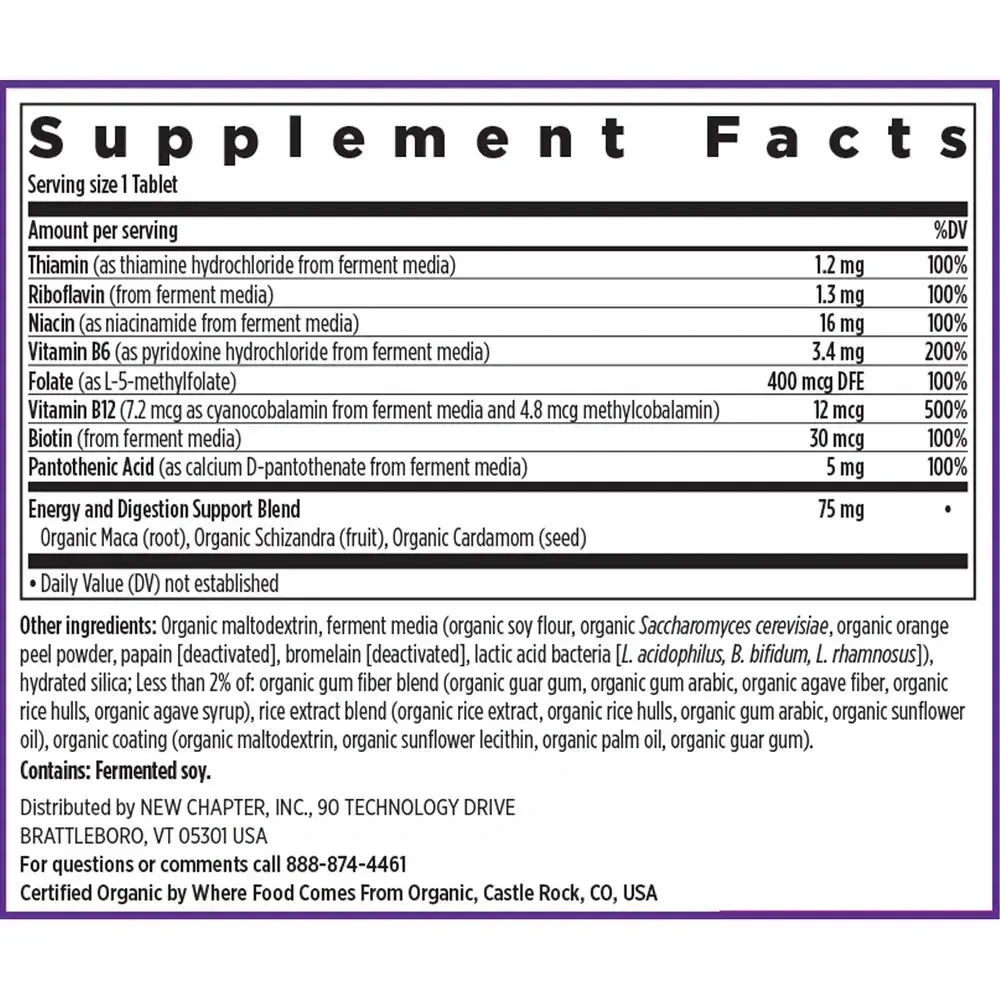 Product image for Fermented Vitamin B Complex.