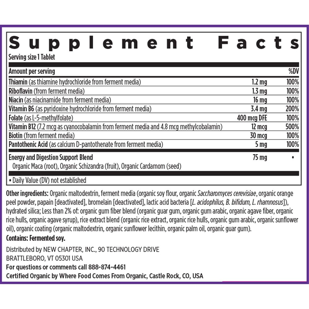 Product image for Fermented Vitamin B Complex.