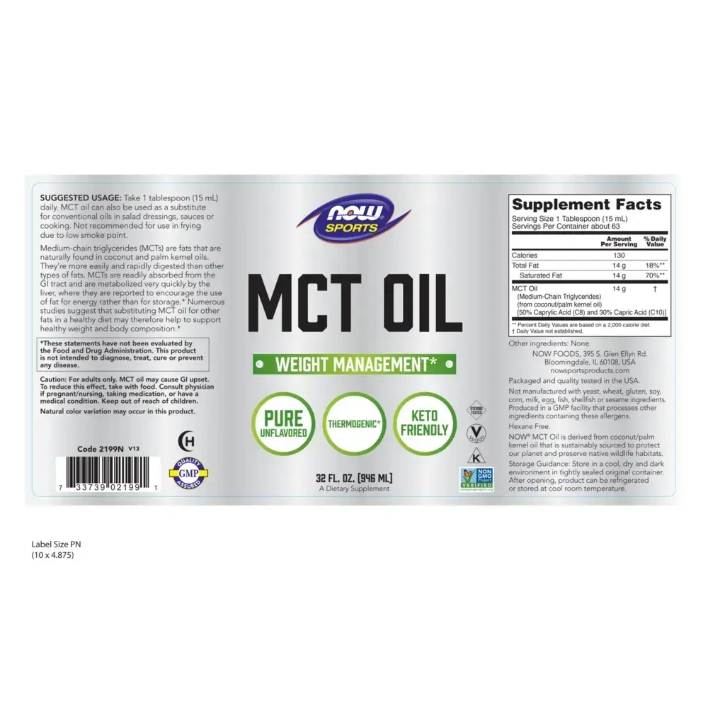 Product image for MCT Oil.