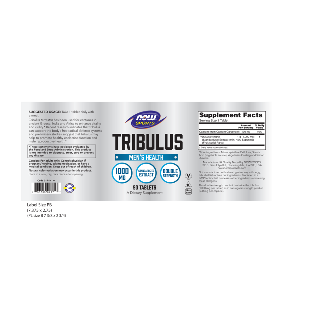 Product image for Tribulus 1000mg.