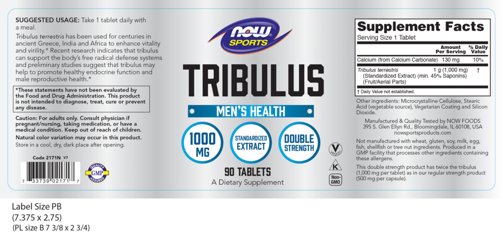 Product image for Tribulus 1000mg.