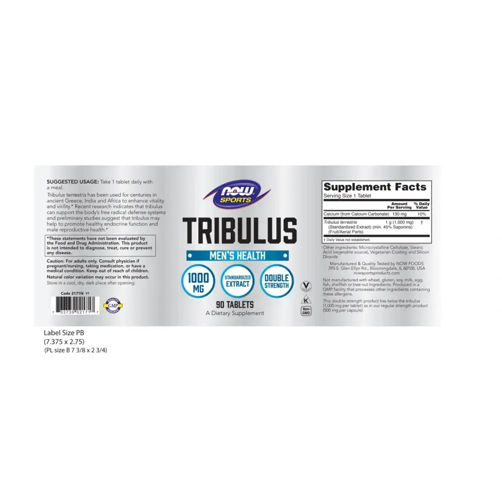 Product image for Tribulus 1000mg.