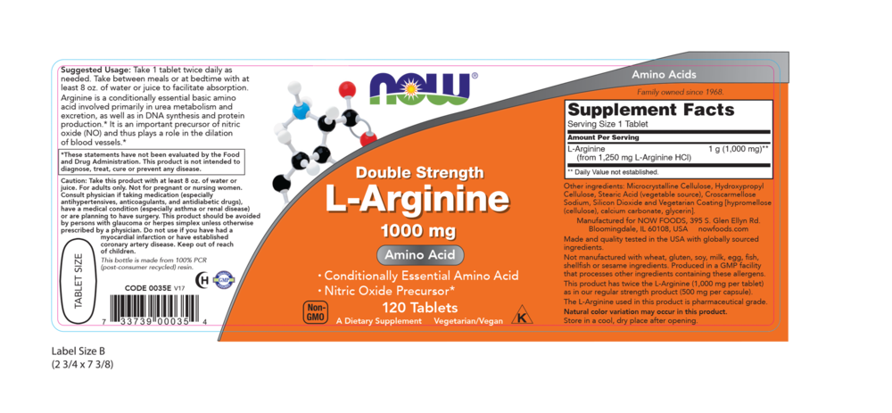Product image for L-Arginine 1000mg.