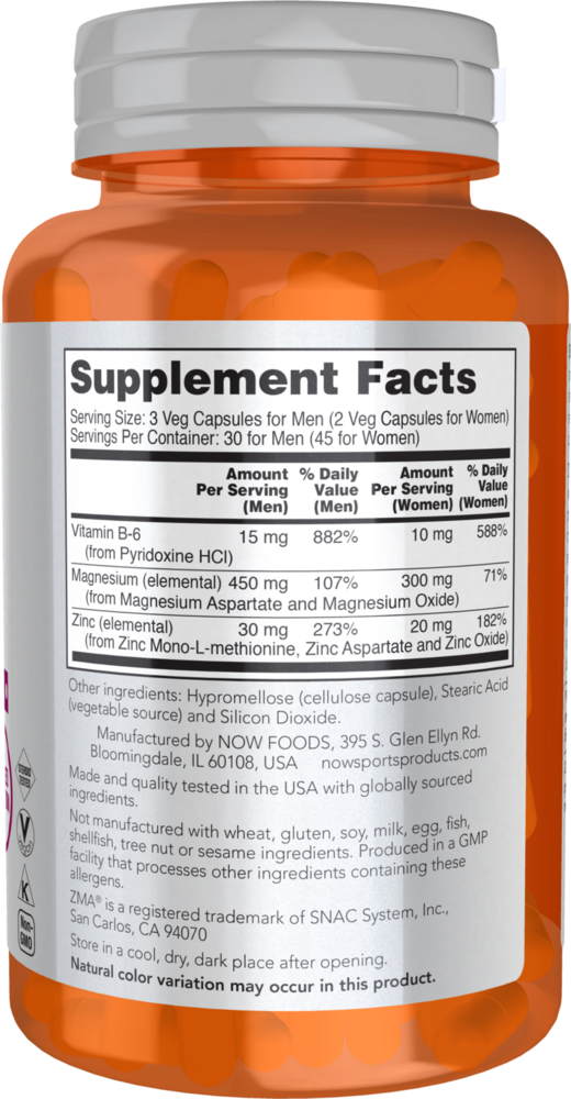Product image for ZMA 800mg.