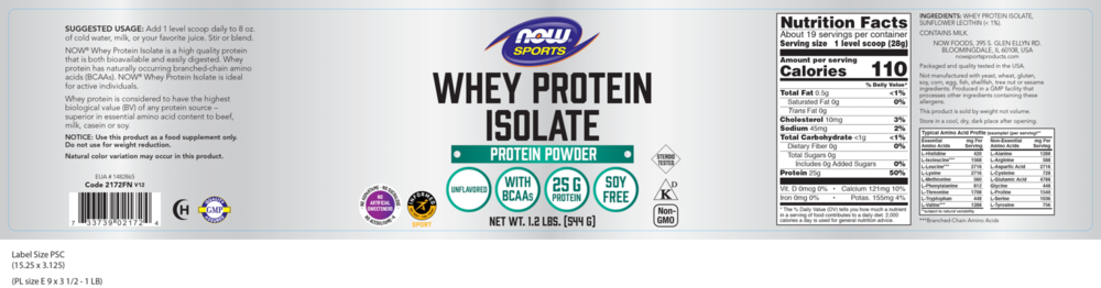 Product image for Whey Protein Isolate Pure.