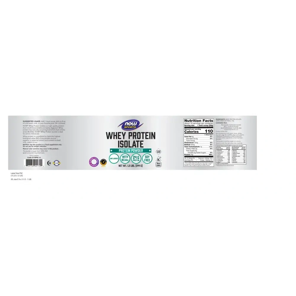 Product image for Whey Protein Isolate Pure.
