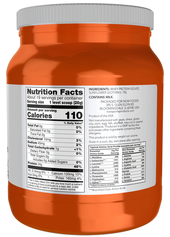 Product image for Whey Protein Isolate Pure.