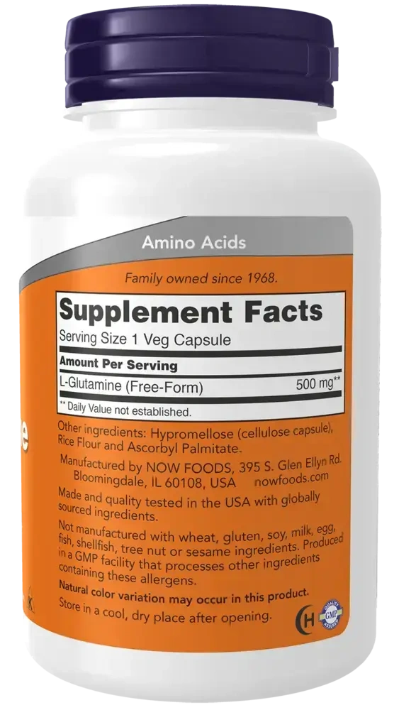 Product image for L-Glutamine 500mg.