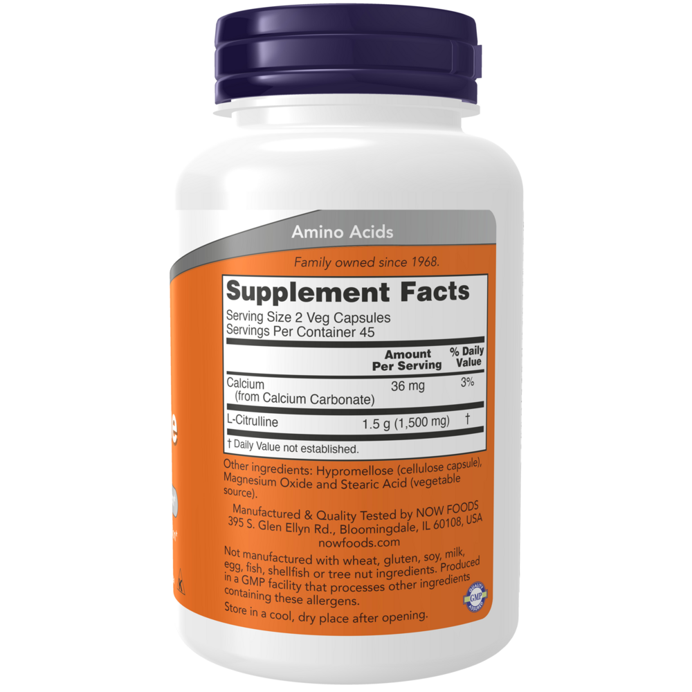 Product image for L-Citrulline 750mg.