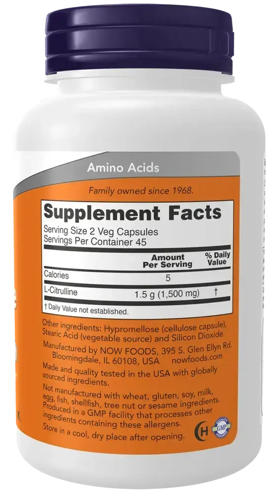 Product image for L-Citrulline 750mg.
