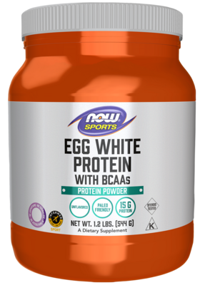 Egg White Protein, Unflavored Powder 544 Grams