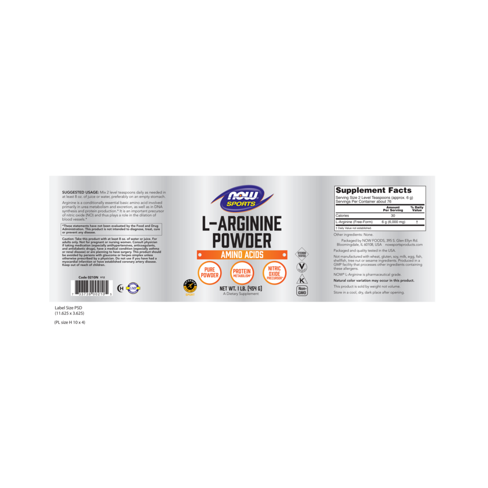 Product image for L-Arginine Powder.