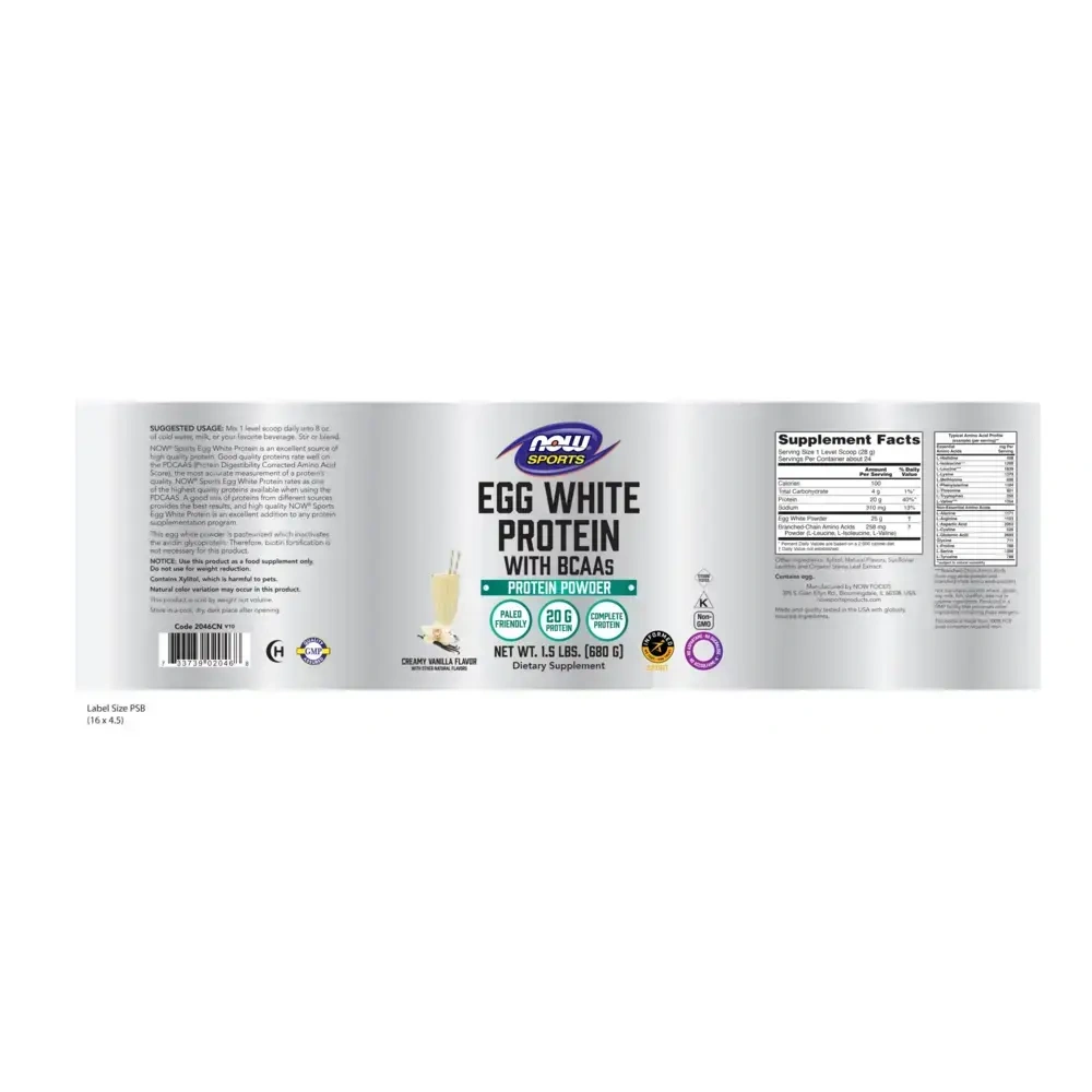 Product image for Eggwhite Protein Vanilla Creme.