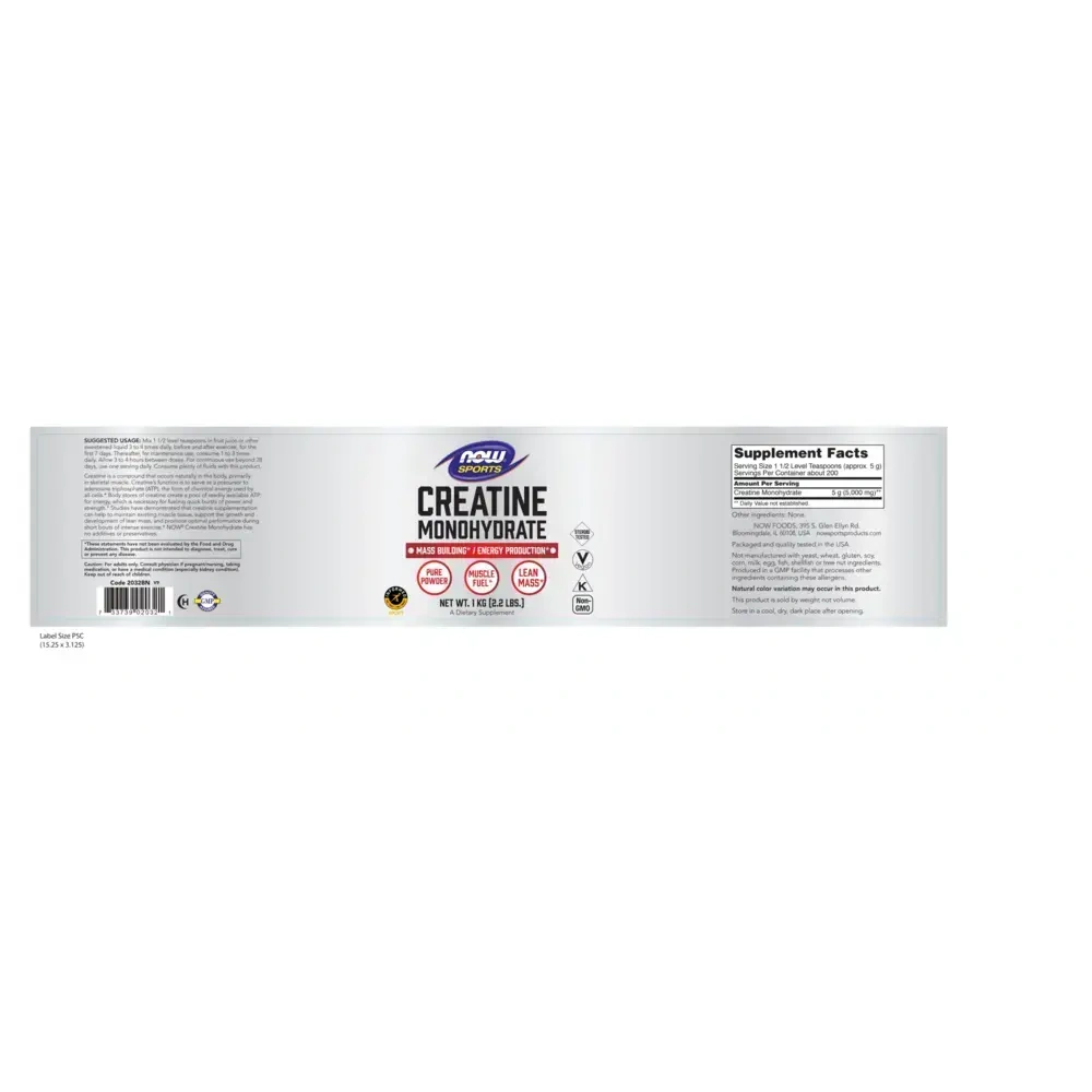 Product image for Creatine Monohydrate.