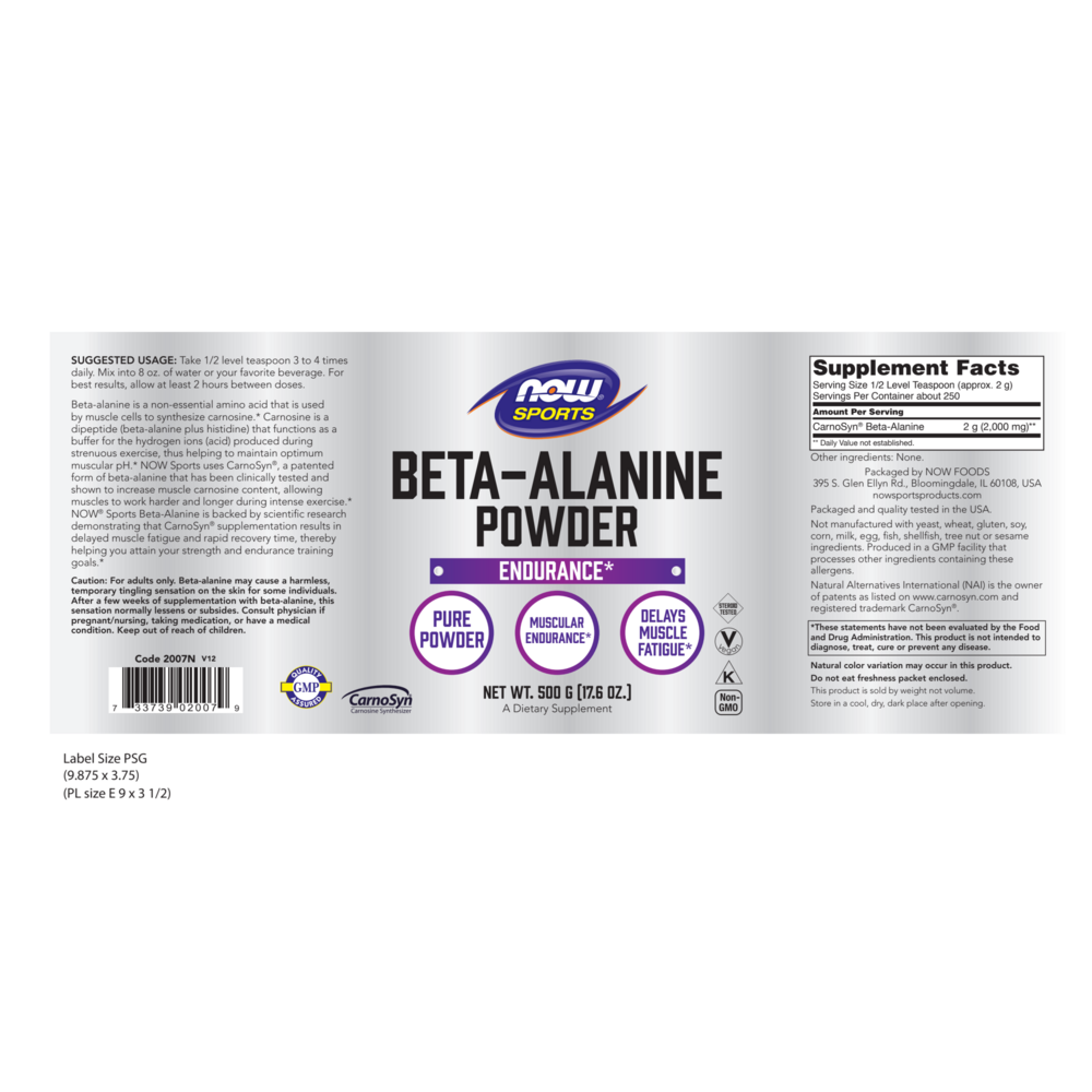 Product image for Beta Alanine Powder.