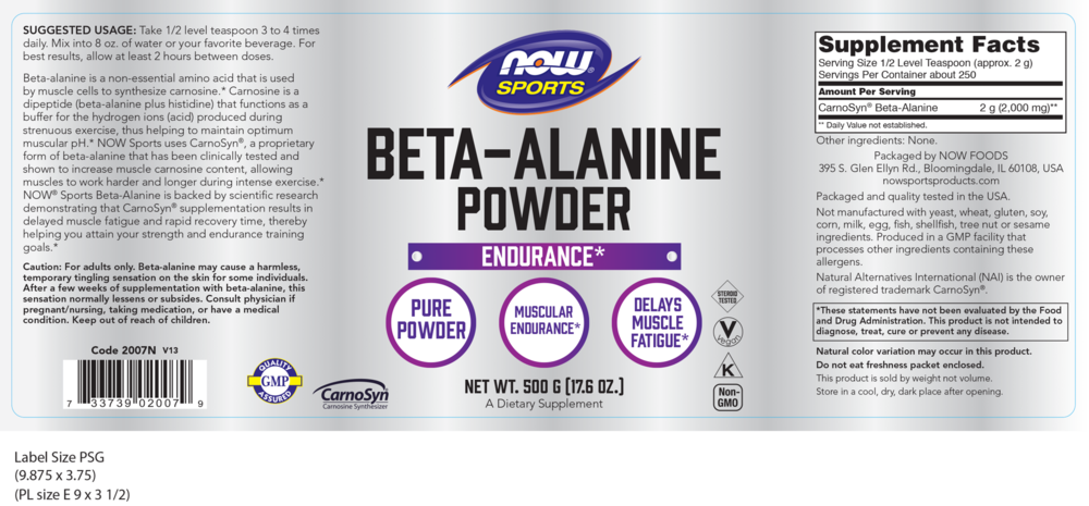 Product image for Beta Alanine Powder.
