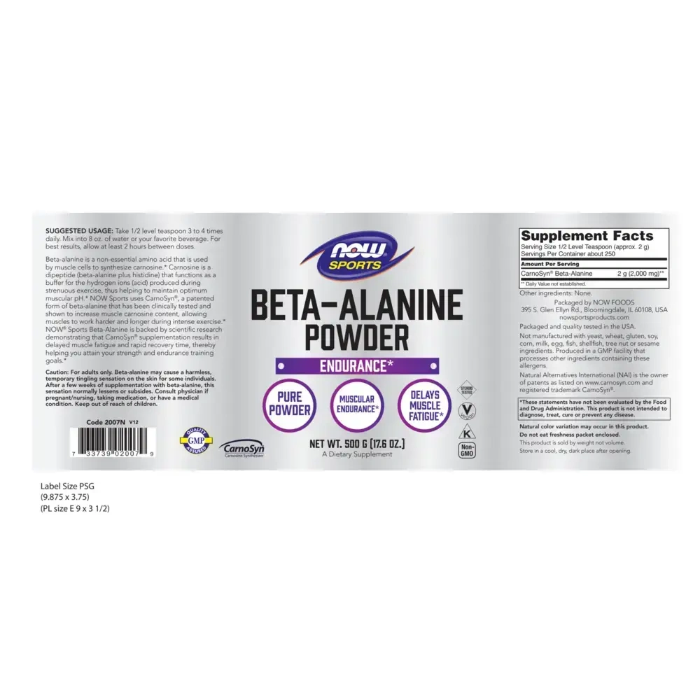 Product image for Beta Alanine Powder.