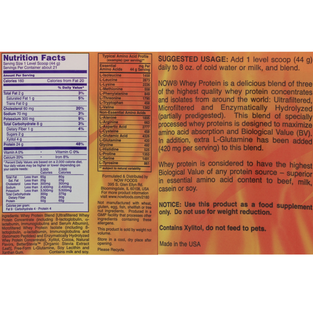 Product image for Whey Protein Creamy Chocolate Powder.