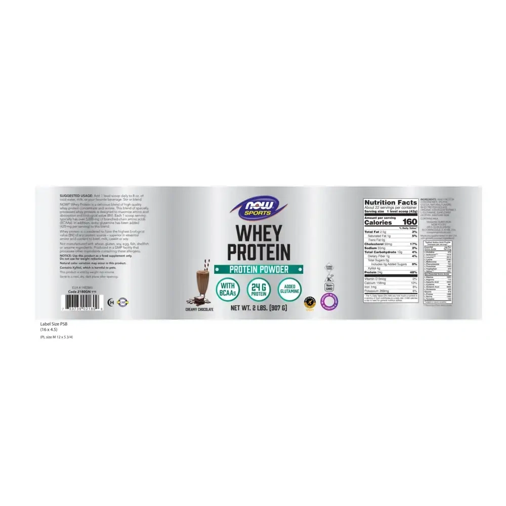 Product image for Whey Protein Creamy Chocolate Powder.