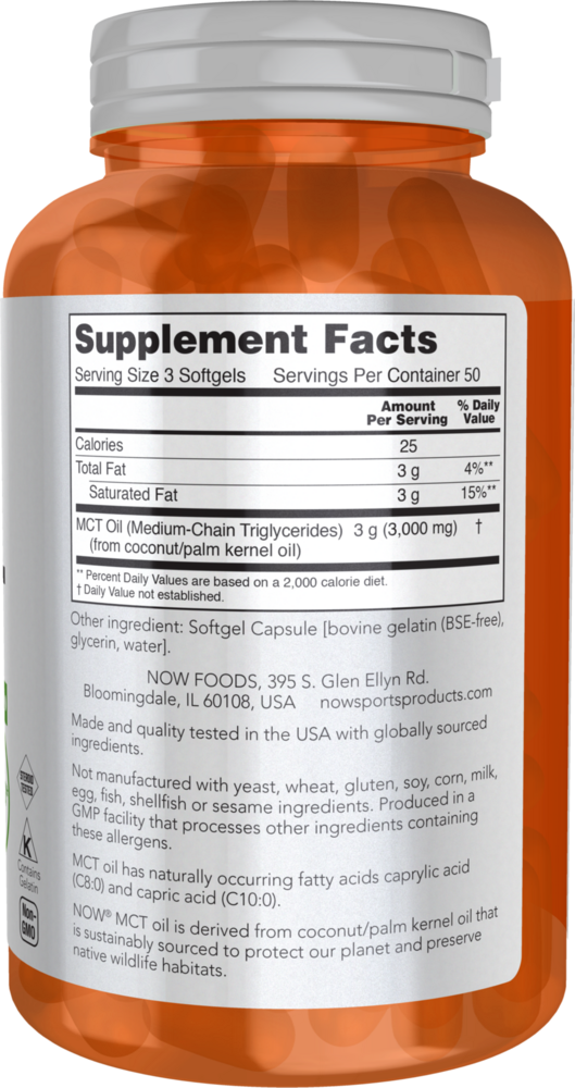 Product image for MCT Oil 1000mg.