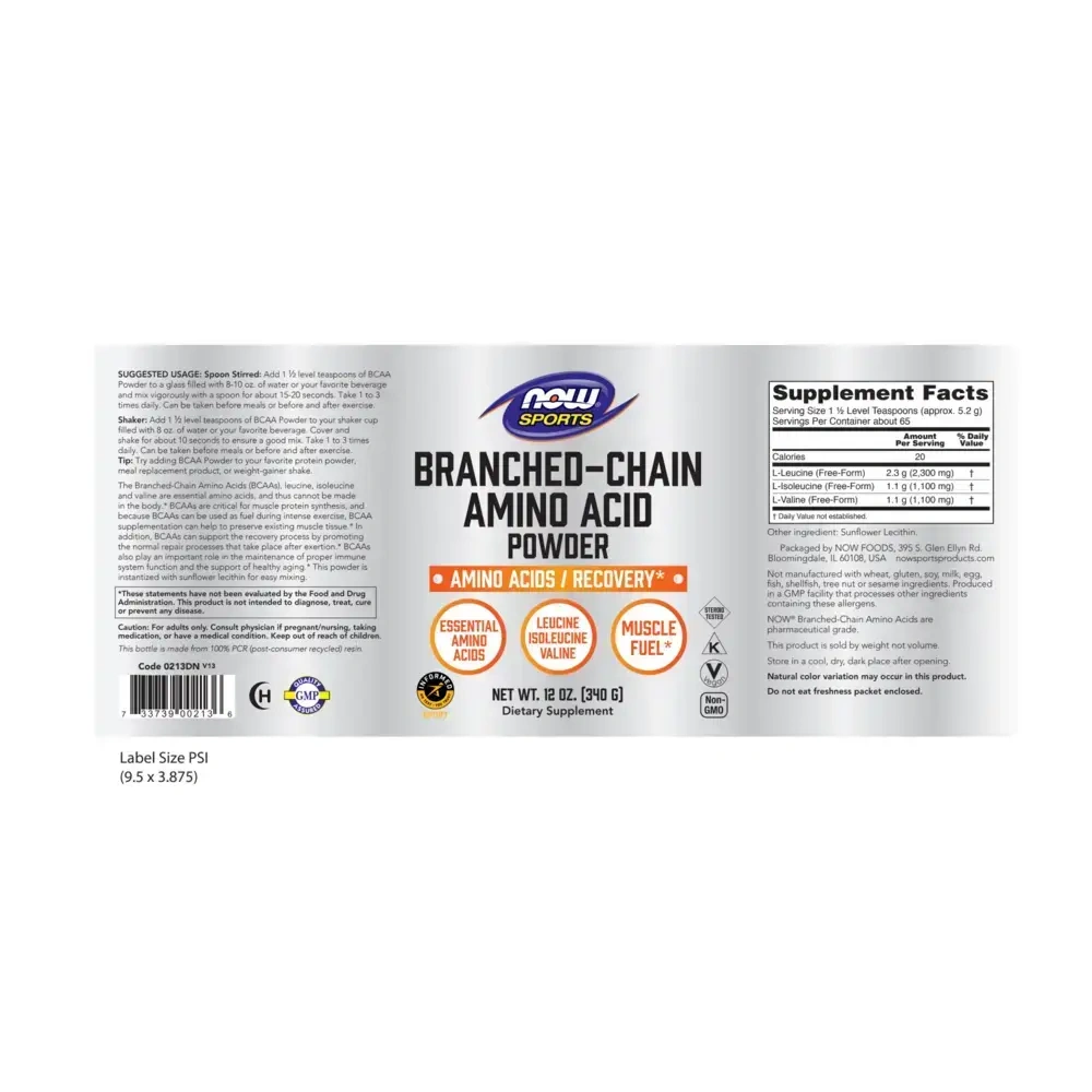 Product image for Branched-Chain Amino Acid Powder.