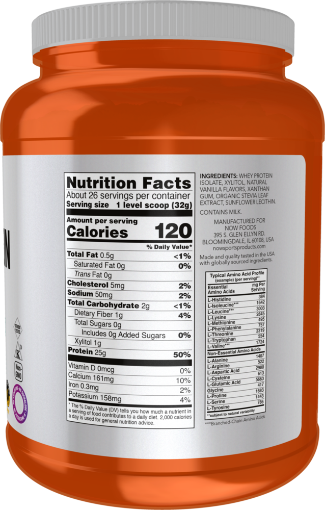 Product image for Whey Protein Isolate Vanilla.