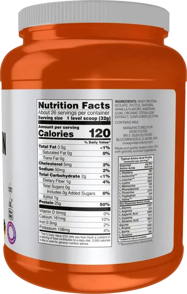 Product image for Whey Protein Isolate Vanilla.