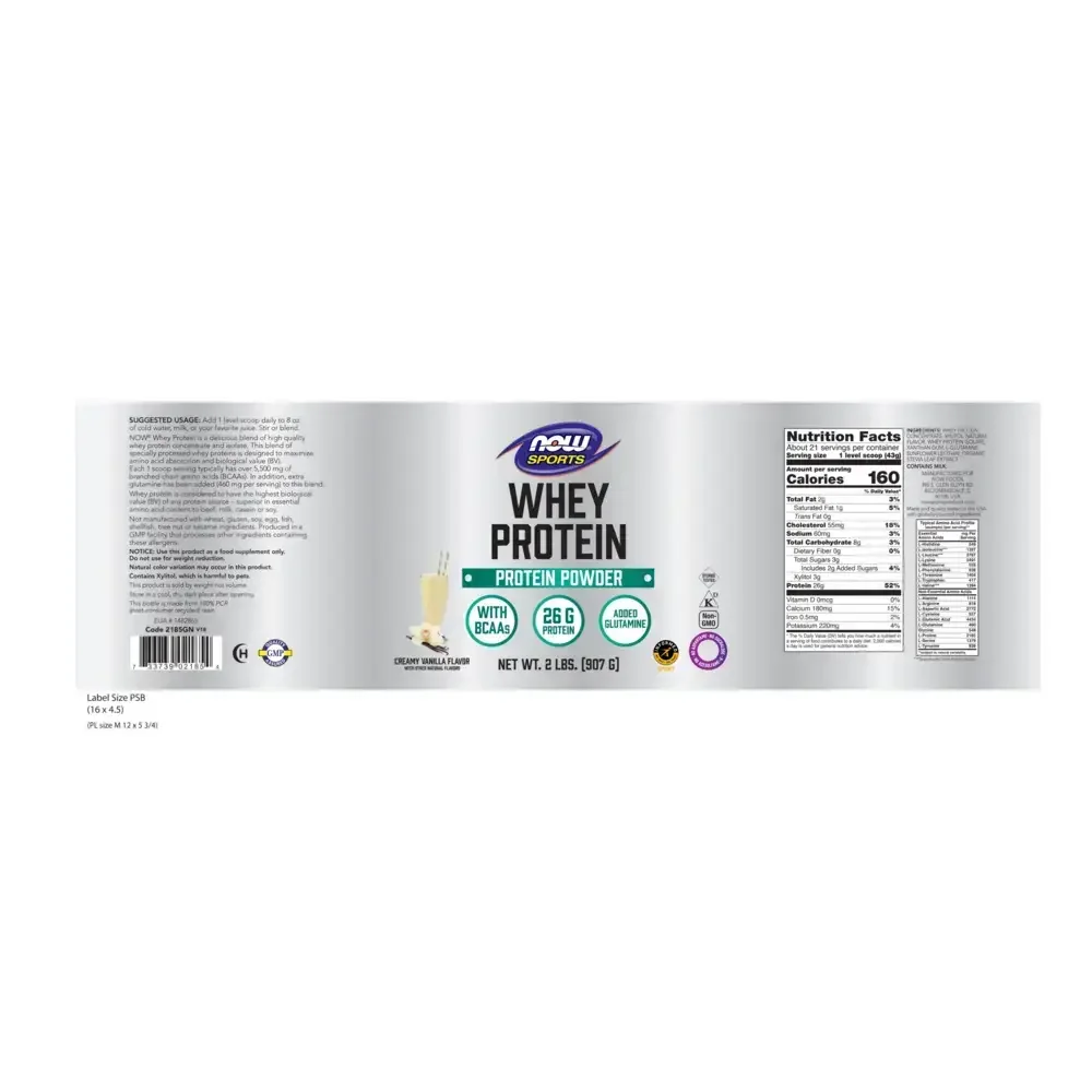 Product image for Whey Protein Natural Vanilla.