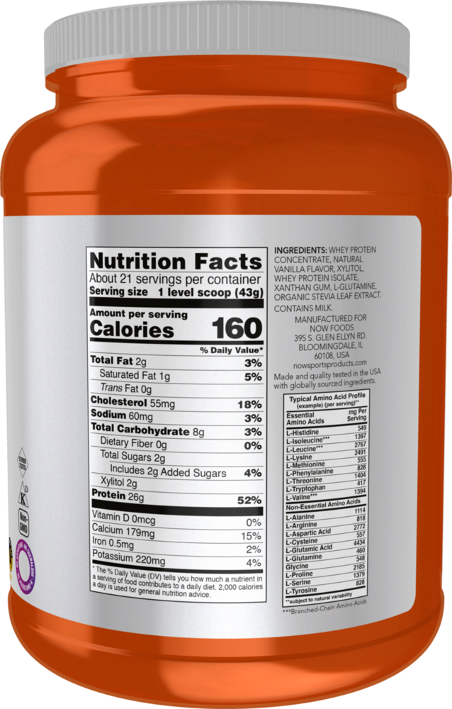 Product image for Whey Protein Natural Vanilla.