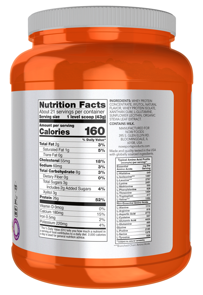 Product image for Whey Protein Natural Vanilla.