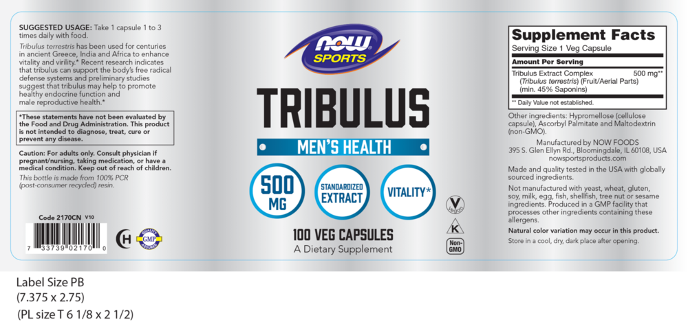 Product image for Tribulus 500mg.