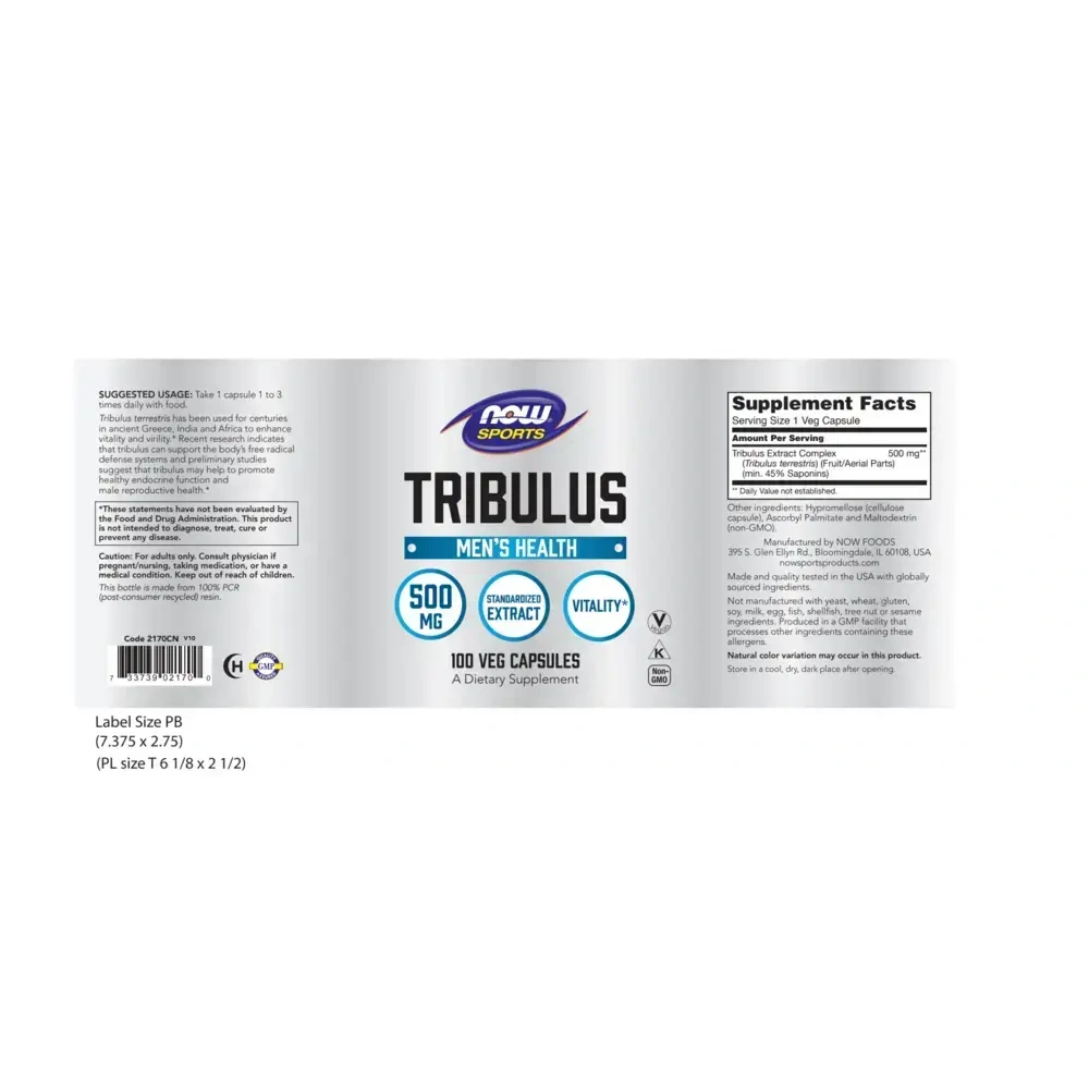 Product image for Tribulus 500mg.