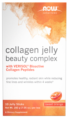 Collagen Jelly Beauty Complex, Sweet Orange 10 Packets