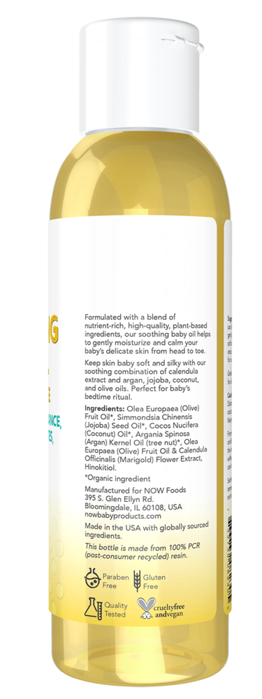 Product image for Soothing Baby Oil, Fragrance Free.