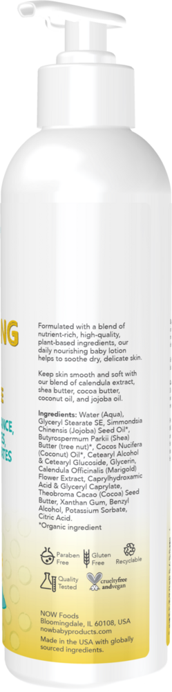 Product image for Nourishing Baby Lotion, Fragrance Free.