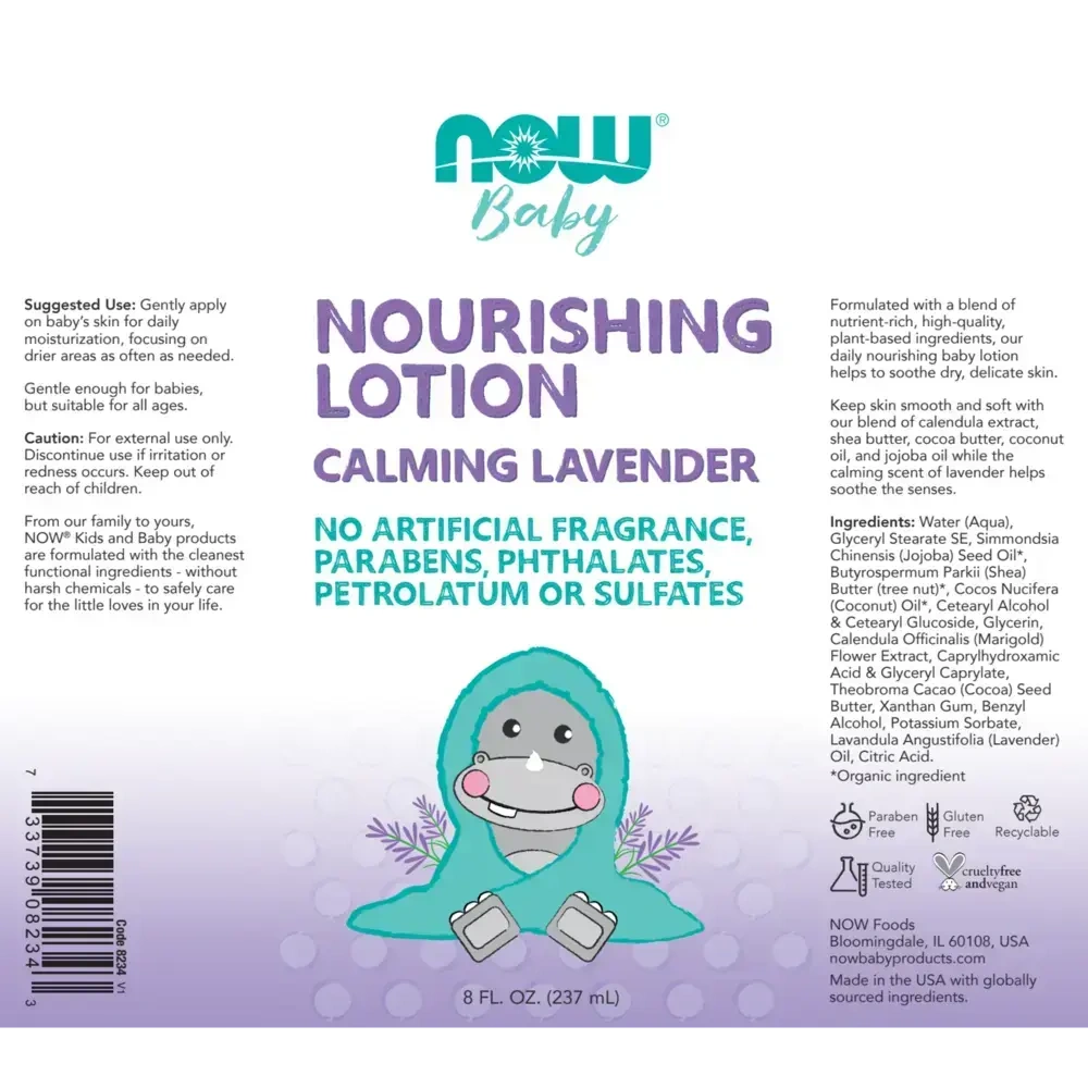 Product image for Nourishing Baby Lotion, Calming Lavender.