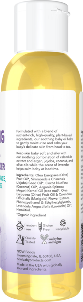 Product image for Soothing Baby Oil, Calming Lavender.