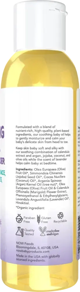 Product image for Soothing Baby Oil, Calming Lavender.